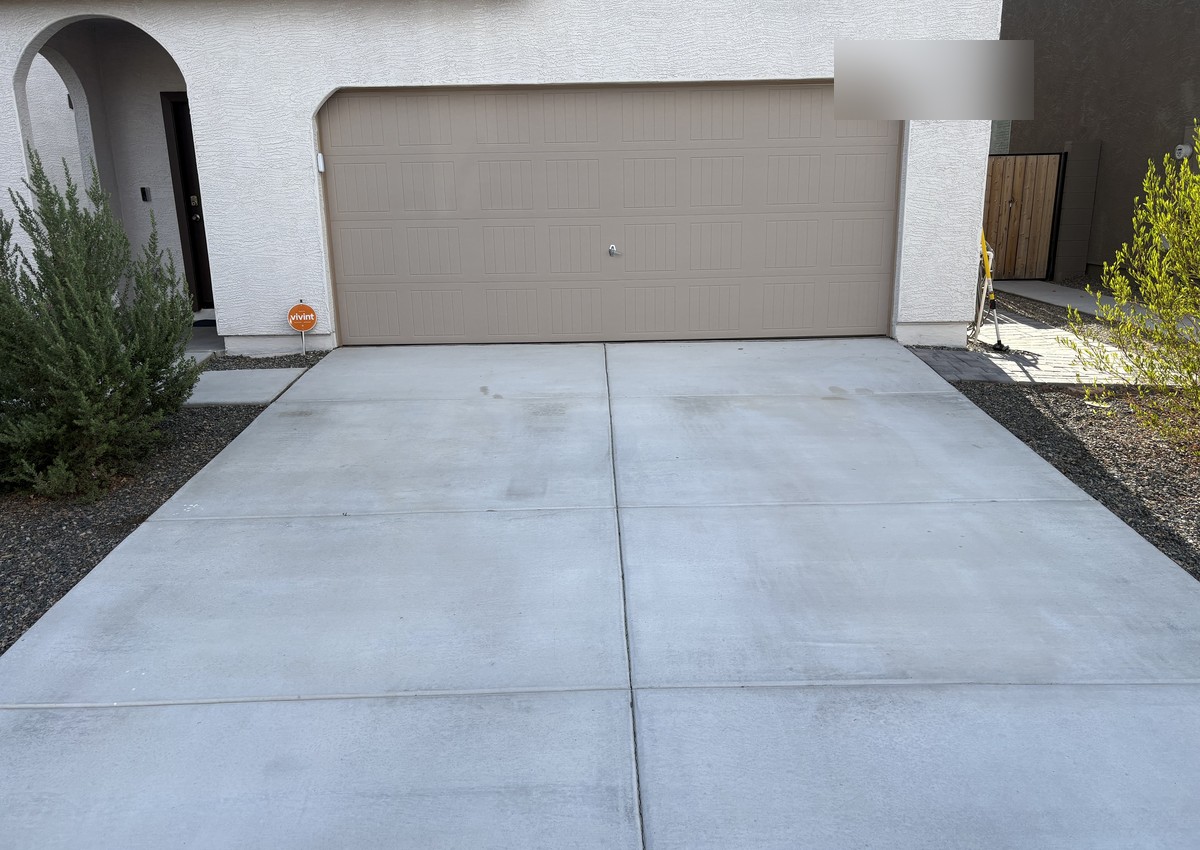 Driveway Deep Clean after power washing
